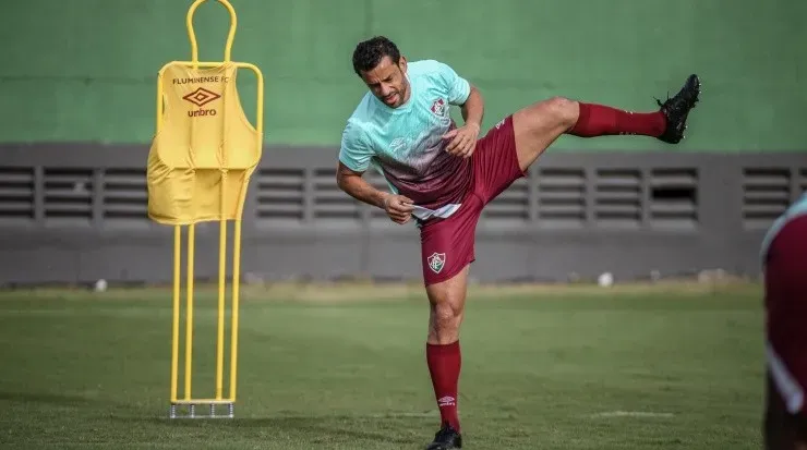 Fred se diz realizado em poder voltar a disputar a Libertadores. Foto: Lucas Merçom