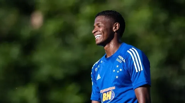 Orejuela pode deixar o Cruzeiro para jogar no Bragantino. Foto: Bruno Haddad/Cruzeiro