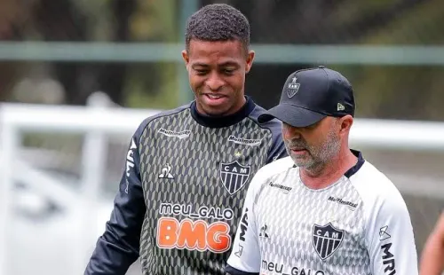 Polêmica no Atlético nesta 6ª foi a respeito de possível rixa entre Keno e Sampaoli em 2020 (Foto: Flickr Oficial Atlético / Bruno Cantini)