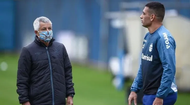 Márcio Meira: preparador tem a confiança do técnico ( Foto: Lucas Uebel/Divulgação/Grêmio)