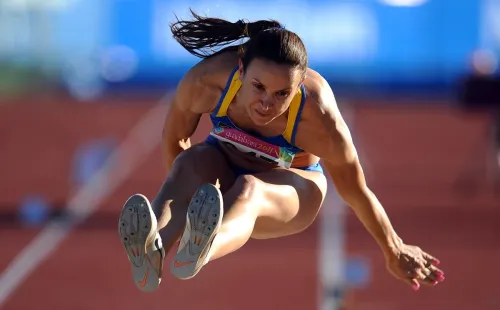 Maurren Maggi durante os Jogos Pan-Americanos. Foto: Getty Images