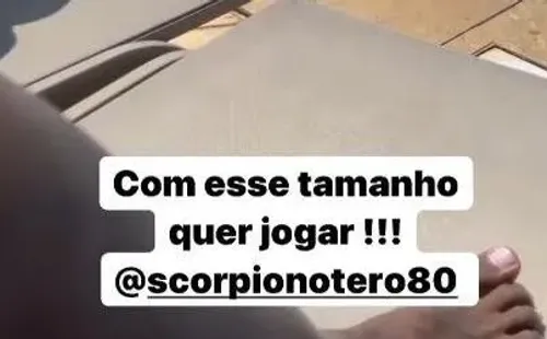 Jô marcou Otero em story do Instagrampostado em resort(Foto: Reprodução/Instagram)