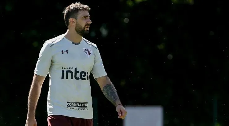 Na época, o atacante deixou o Galo rumo ao SP - Foto: Marcello Zambrana/AGIF.