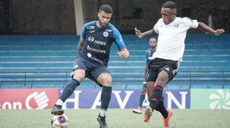 São Bento faz jogo treino diante do São Paulo sub-20 (Foto: Reprodução/Twitter/EC São Bento)