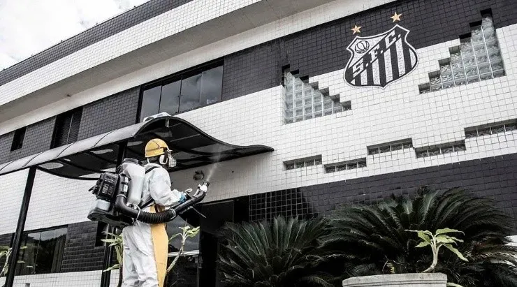 Santos pode não treinar por tempo indeterminado no CT Rei Pelé por conta das restirções do prefeito da cidadeFoto: Ivan Storti