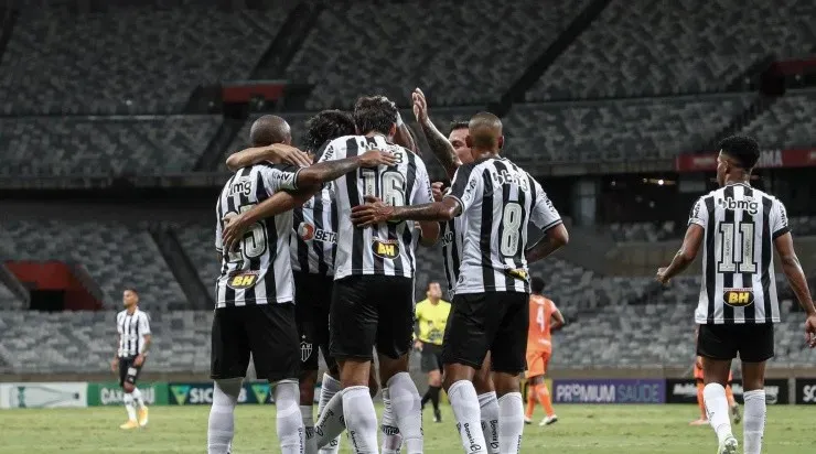 Atlético Mineiro venceu na estreia do técnico Cuca. Foto: Pedro Souza/ Atlético Mineiro