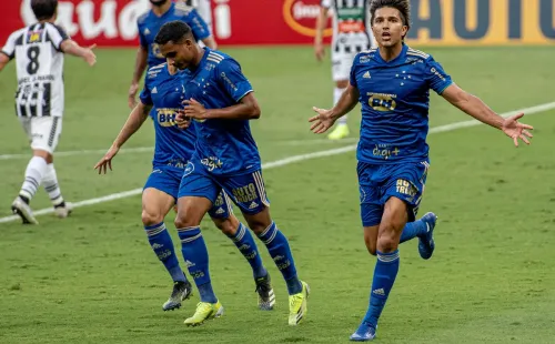Comemoração de gol do Cruzeiro. Foto: Getty Images
