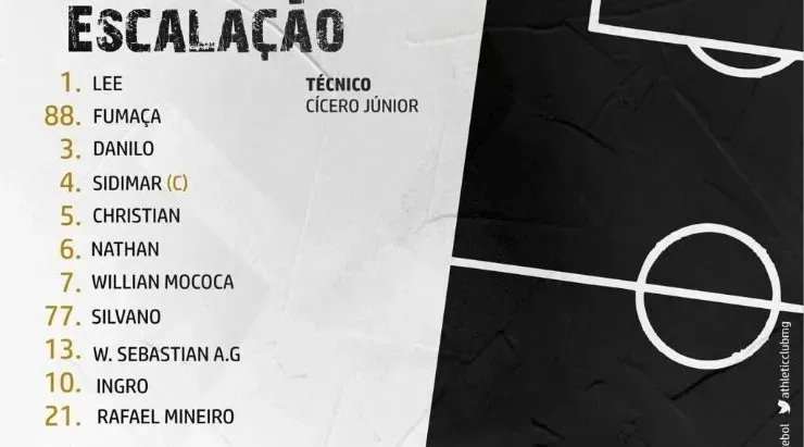 Loco Abreu se despediu do Athletic diante do Pouso Alegre (Foto: Reprodução/Twitter/Athletic Club Futebol)