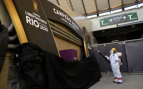 Final da Libertadores entre Santos x Palmeiras. (Foto: Getty Images)