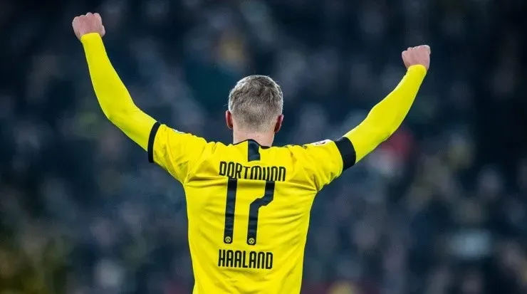 Haaland em ação pelo Borússia Dortmund. Foto: Bundersliga