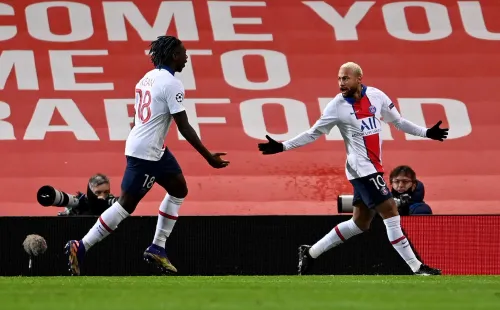 PSG em campo pelo Campeonato Francês. (Foto: Getty Images)