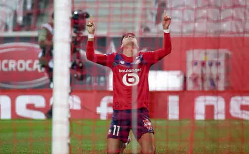 Luiz Araujo em campo pelo Lille. (Foto: Getty Images)