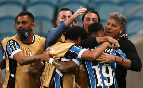 Grêmio em campo pela Libertadores. (Foto: Getty Images)