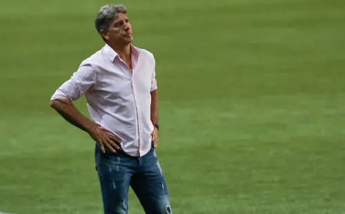Renato Gaúcho é desfalque no Imortal por estar com Covid-19. (Foto: Getty Images)
