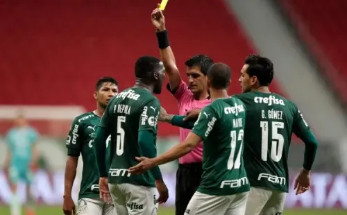 Palmeiras em campo na Recopa Sul-Americana. (Foto: Getty Images)
