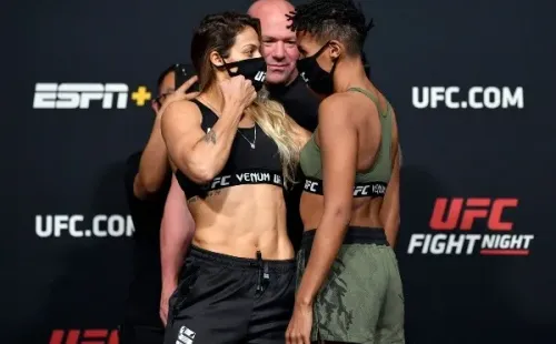 Luta entre brasileiras no card. (Fogo: Getty Images)