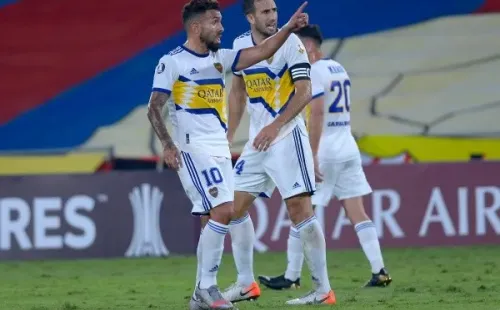 Boca em campo pela Libertadores. (Foto: Getty images)