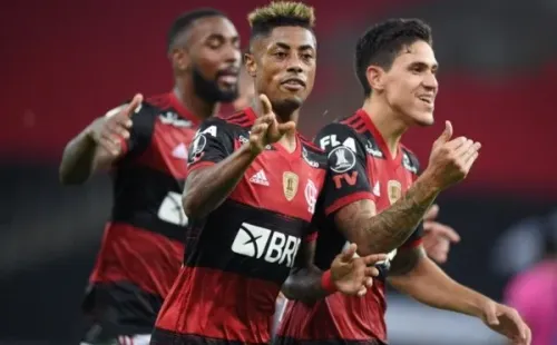 Comemoração de Bruno Henrique e Pedro. Foto: Getty Images