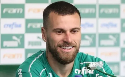 Lucas Lima liga alerta para clássico e afirma que o “pau vai torar” em Itaquera (Foto: César Greco)
