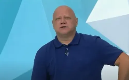 Ronaldo Giovanelli no programa Jogo Aberto, da TV Band. (Foto: Reprodução TV)