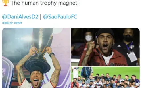 Homenagem da FIFA a Daniel Alves (Foto: Reprodução/Twitter)