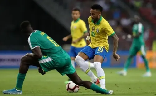 Neymar em campo pela seleção brasileira. (Foto: Getty Images)