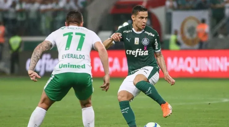 Palmeiras e Chapecoense, no último confronto entre eles (Foto: Marcello Zambrana/AGIF)