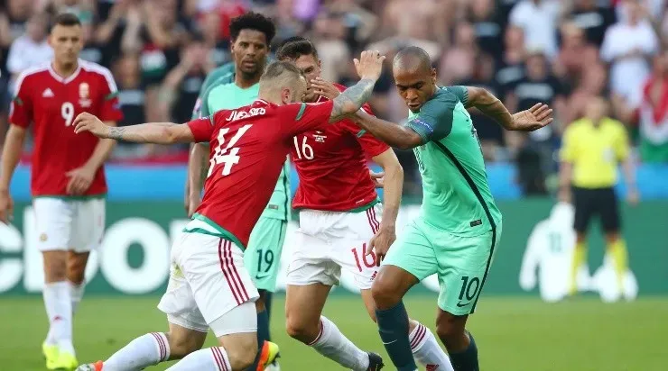 Hungria e Portugal, em campo pela Euro 2016 (Foto: Getty Images)