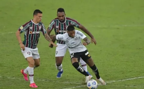 Fluminense em campo pelo Brasileirão. (Foto: Thiago Ribeiro/AGIF)