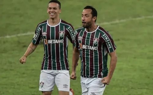 Fluminense em campo pelo Brasileirão. (Foto: Thiago Ribeiro/AGIF)