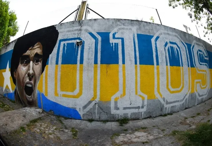 Homenagem a Maradona na Argentina. (Foto: Getty Images)