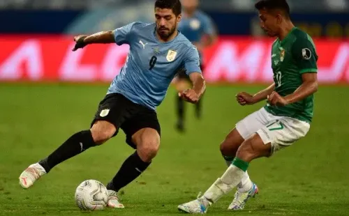 Uruguai em campo contra a Bolívia, na Copa América. (Foto: Getty Images)