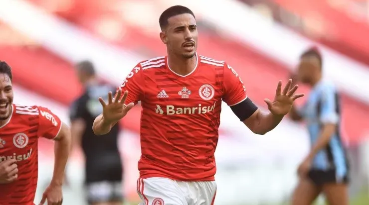 Galhardo: artilheiro do Colorado na temporada (Foto: Ricardo Duarte/Inter/Divulgação)