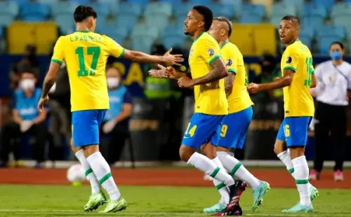 Seleção Brasileira se classificou em primeiro no grupo B. (Foto: Getty Images)