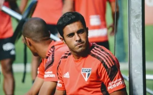 Eder dificilmente atuará na semana que vem contra o Racing (Foto: Divulgação/São Paulo)