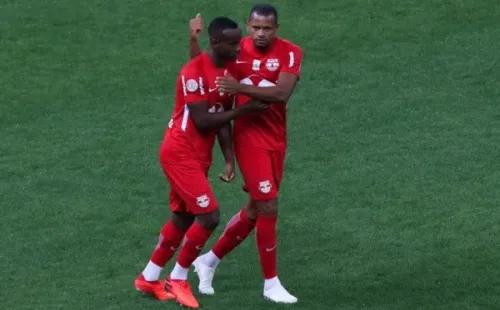 Jogadores do RB Bragantino comemoração. Foto: Getty Images