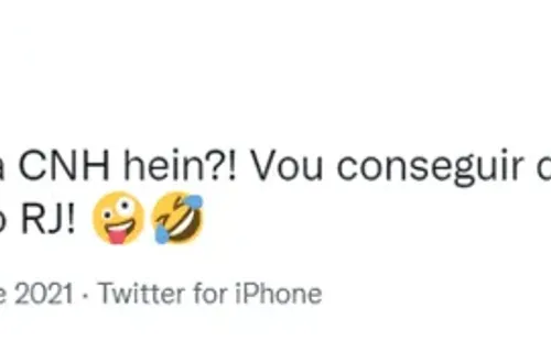 Gabriel agradece ao cidadão soteropolitano por devolver a CNH (Foto: Reprodução/Twitter)