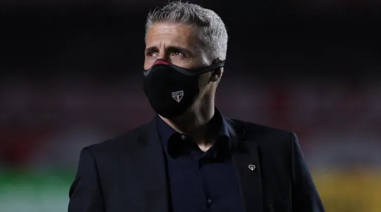 Crespo: não garante o retorno da dupla no meio de semana (Foto: Rubens Chiri / saopaulofc.net / Divulgação)