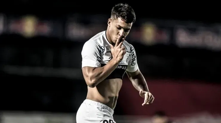 Marcos Leonardo é visto com bons olhos por Diniz. (Foto: Ivan Storti/Santos FC)