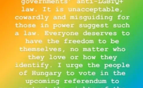 Mensagem de Hamilton no Instagram (Foto: Reprodução)