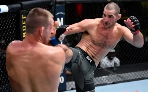 Sean Strickland venceu Krzysztof Jotko por decisão unanime em 1 de maio | Crédito: Getty Images