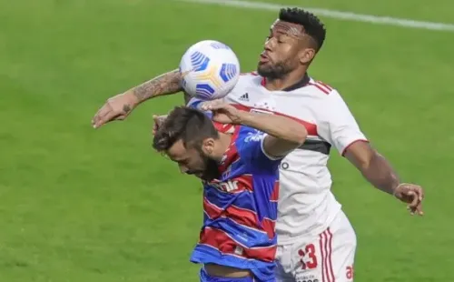 Fortaleza em campo pelo Brasileirão. (Foto: Marcello Zambrana/AGIF)