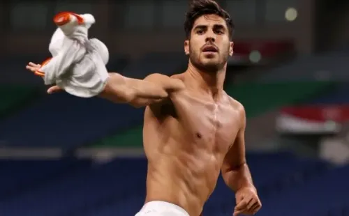 Comemoração de gol Asensio. Foto: Getty Images
