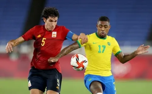 A Espanha foi melhor no tempo regulamentar, mas Brasil dominou a prorrogação | Crédito: Getty Images