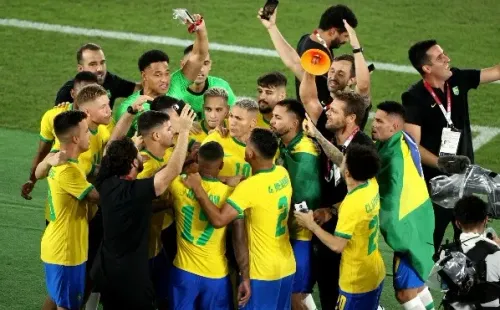 Brasil comemorou o bicampeonato olímpico | Crédito: Getty Images