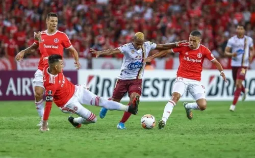 Campaz ficou conhecido dos clubes brasileiros em participações na Libertadores e Sul-Americana (Foto:Foto: Lucas Uebel/Getty Images)