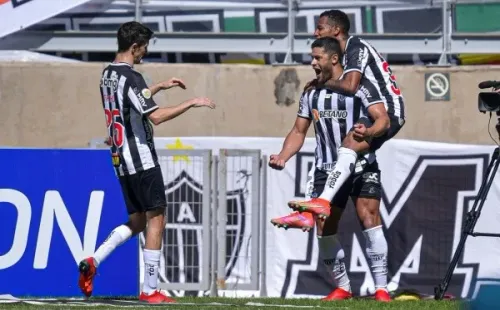 Jogadores do Atlético-MG celebram gol. Foto: Getty Images
