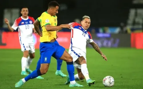 Seleção Brasileira x Chile pela Copa América. (Foto: Getty Images)