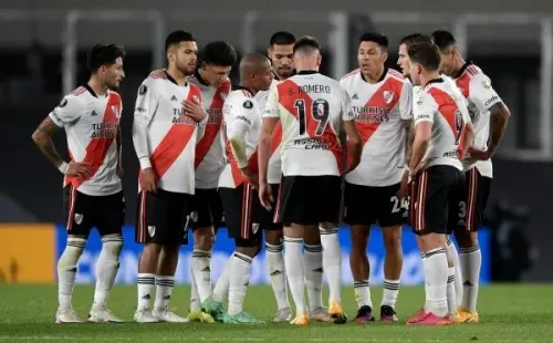 River Plate em campo pela Libertadores. (Foto: Getty Images)