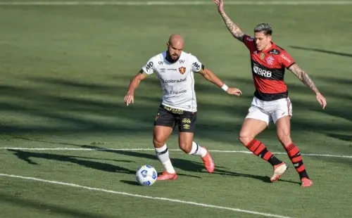 Sport em campo pelo Brasileirão. (Foto: Thiago Ribeiro/AGIF)
